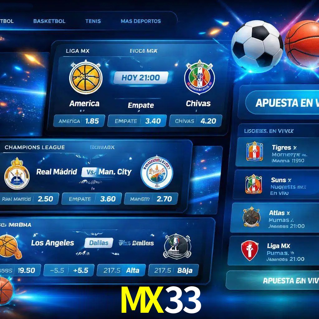 Mercados de apuestas deportivas MX33 para jugadores en México